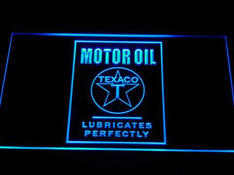 Texaco Motor Oil - Lubricates Perfectly LED Neon Sign